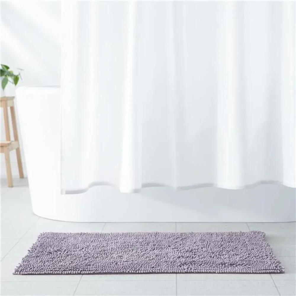 Non-Slip Microfiber Shag Bathroom Rug Mat, 21